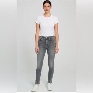 Frame Le One High Rise Skinny Jeans Gray Wash Women’s Size 2 Stretch Denim